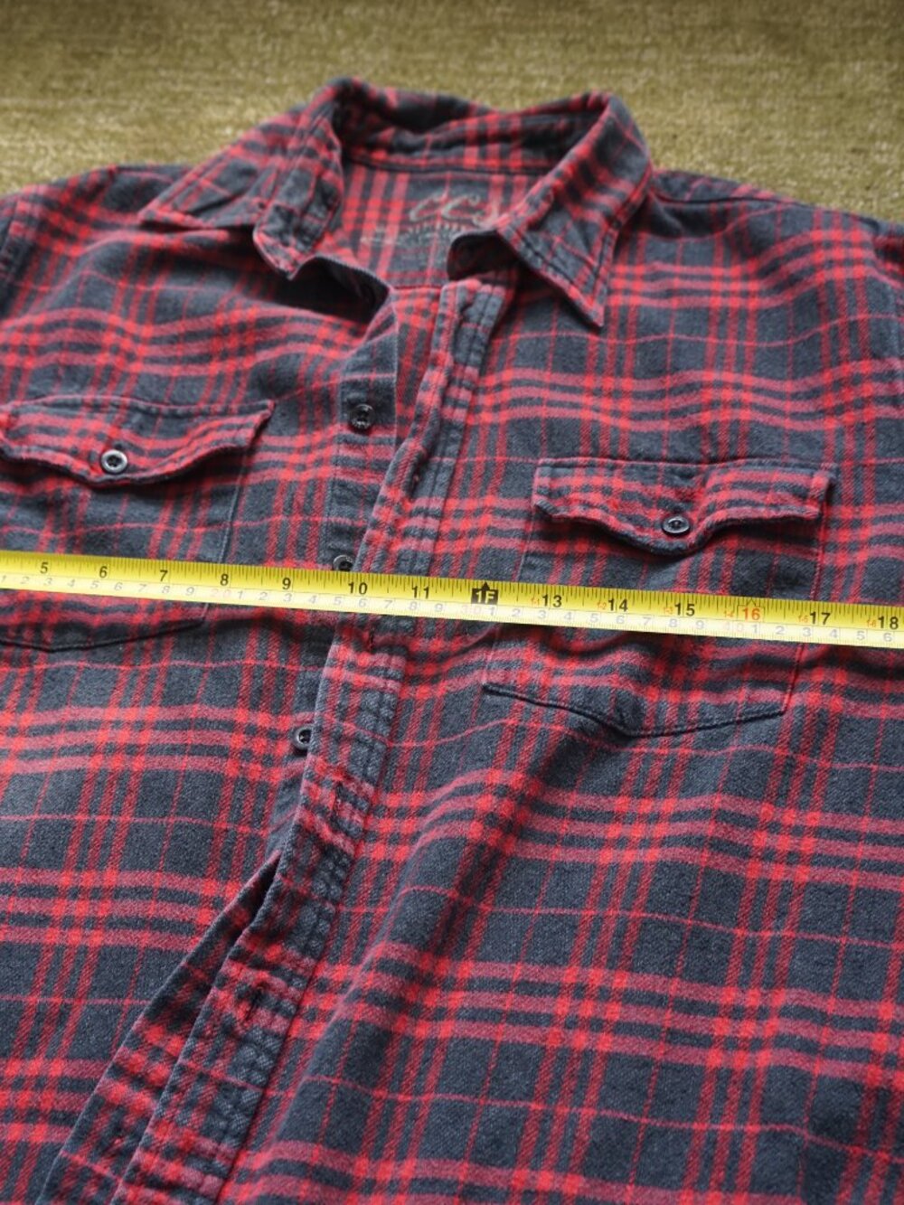 CCS Skateboarding Black & Red Plaid Flannel 🖤❤️ - Picture 6 of 6